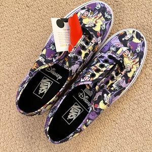 New never worn Vans c Disney villains edition US8 men's